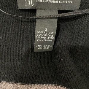 Black/Silver cardigan sweater- perfect for holiday parties!